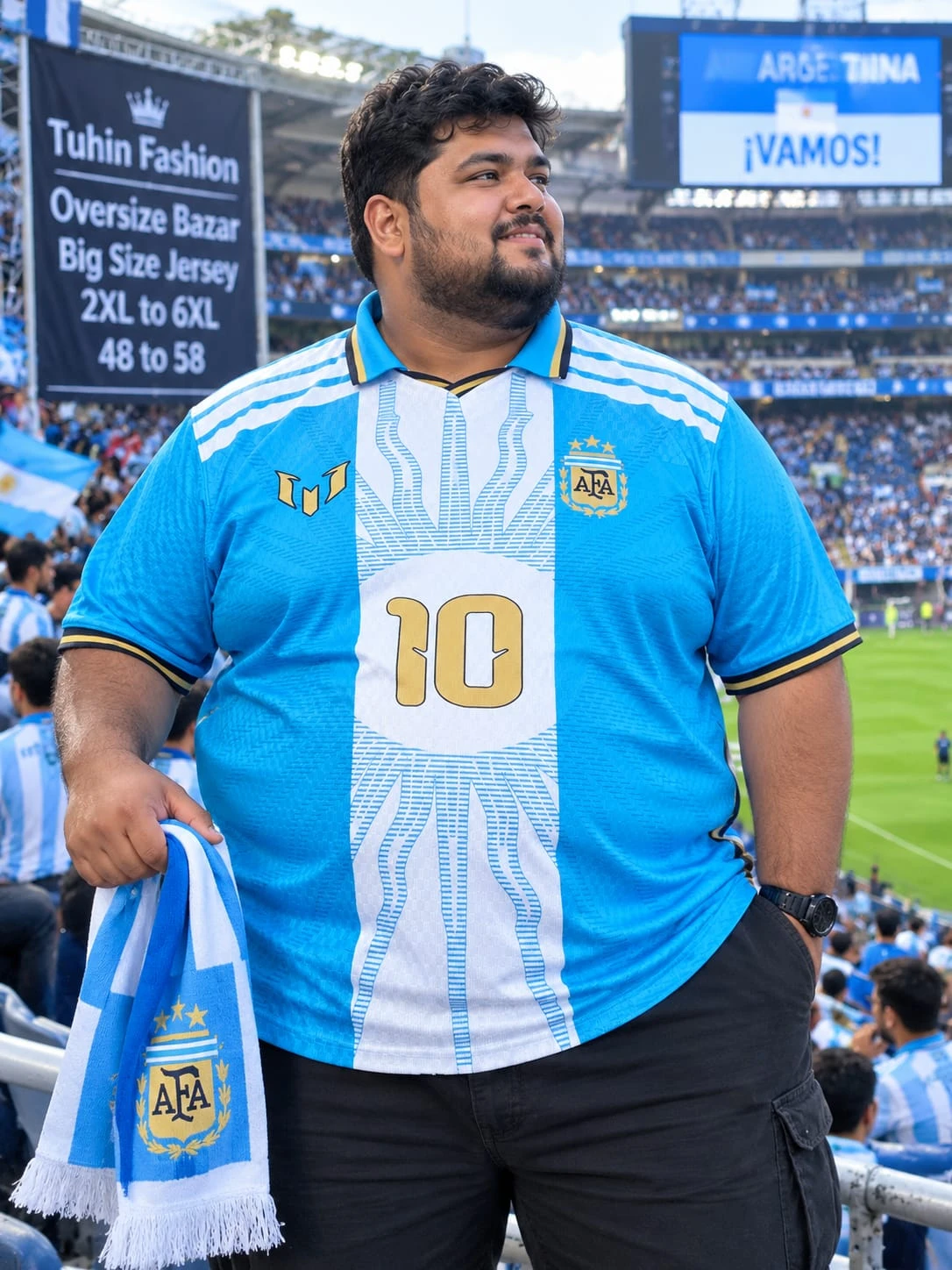 Oversize Premium Quality Messi Farewell Jersey