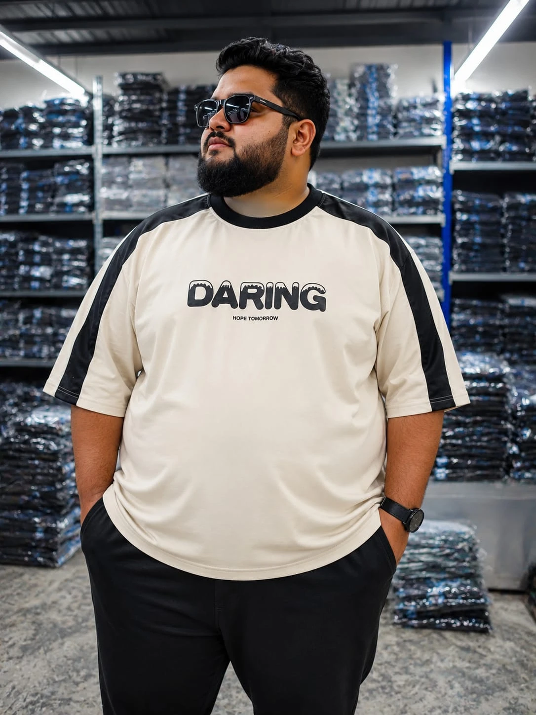 Oversize Premium Drop Shoulder T shirt  - Biskits| Oversize bazar
