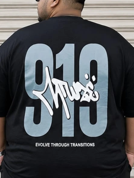 Oversize Premium Drop Shoulder T shirt - Black | Oversize bazar