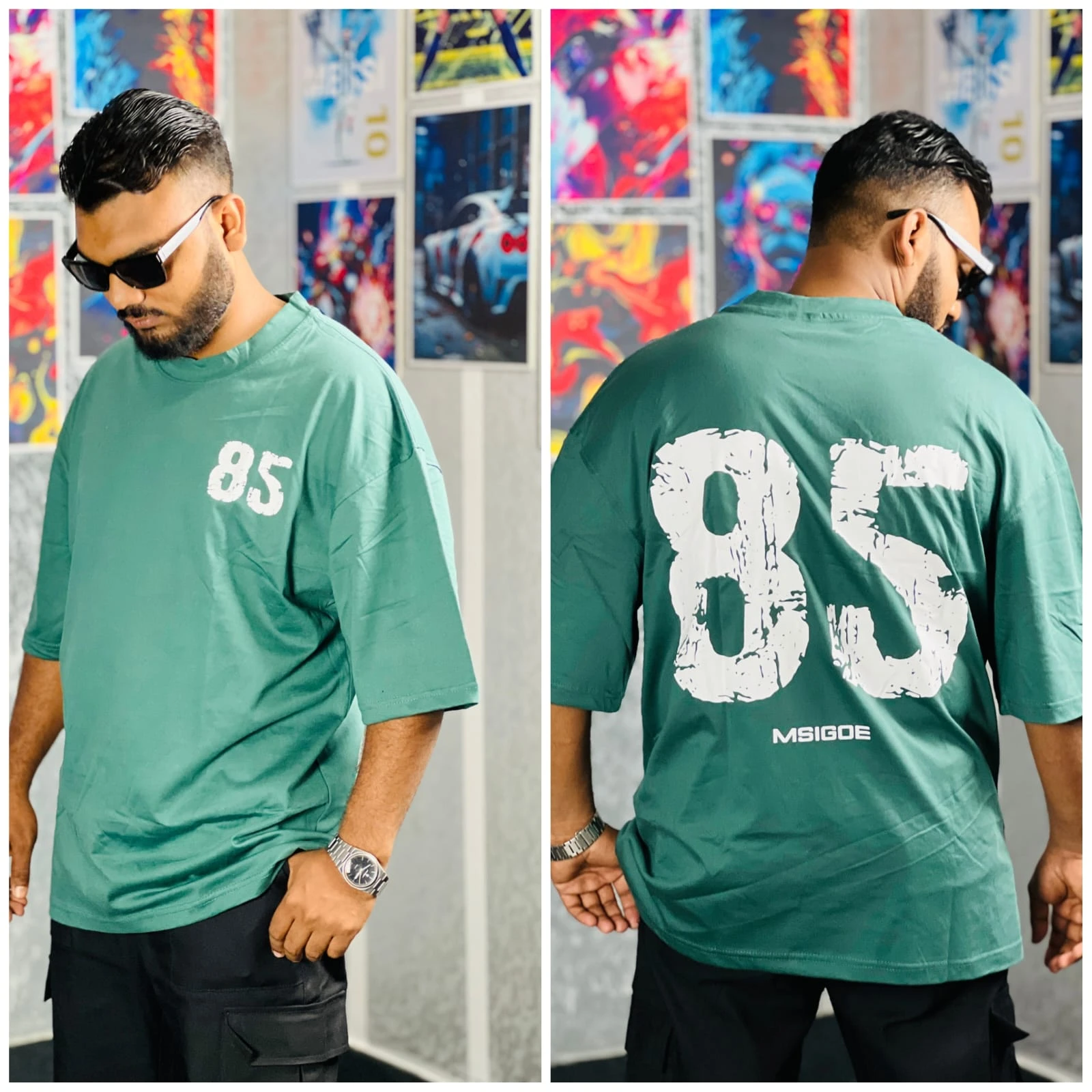 Oversize Premium Drop Shoulder T shirt  -  | Oversize bazar