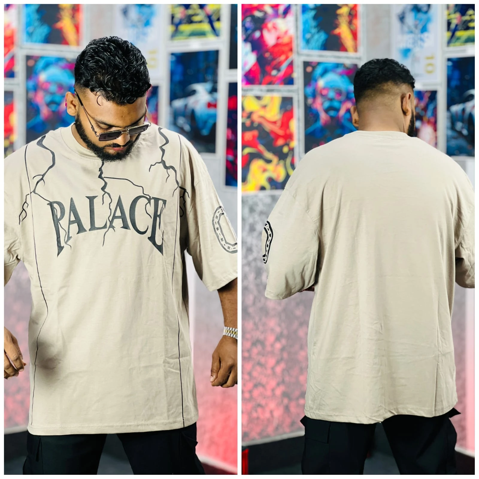 Oversize Premium Drop Shoulder T shirt  - Biskit | Oversize bazar