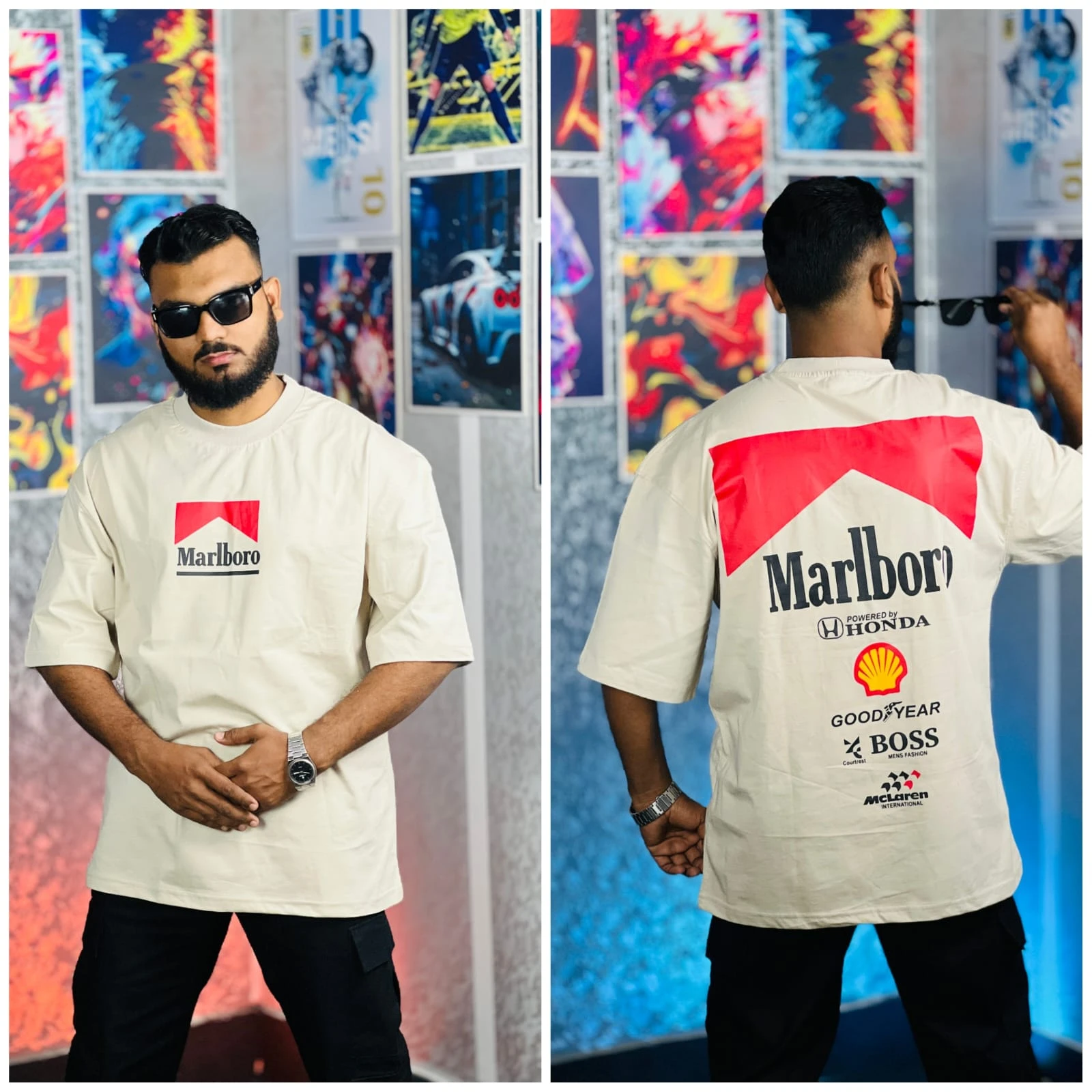 Oversize Premium Drop Shoulder T shirt  - Biskit | Oversize bazar