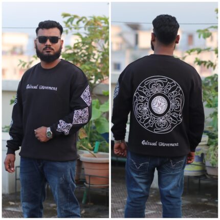 Oversize Sweep Shirt Dropped Shoulder - BLACK | OversizeBazar