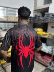 Oversize Premium Spider Jersey Black\Red | Oversize bazar - Image 2
