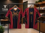 Oversize Premium Spider Jersey BlackRed | Oversize bazar New